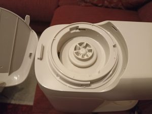 Tefal Bake Partner Küchenmaschine, Mixeranschluss auf der Oberseite der Maschine