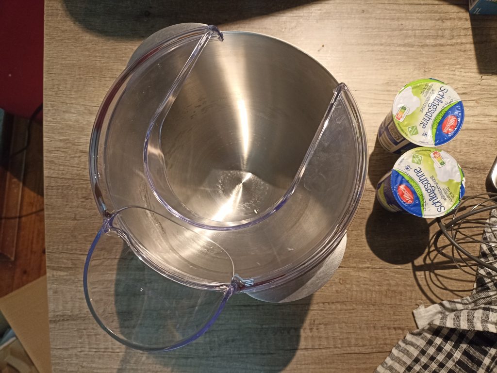 Tefal Bake Partner Küchenmaschine, Schüssel mit Spritzschutz