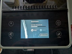 Test DeLonghi Rivelia EXAM441.55.GR Kaffeevollautomat Display