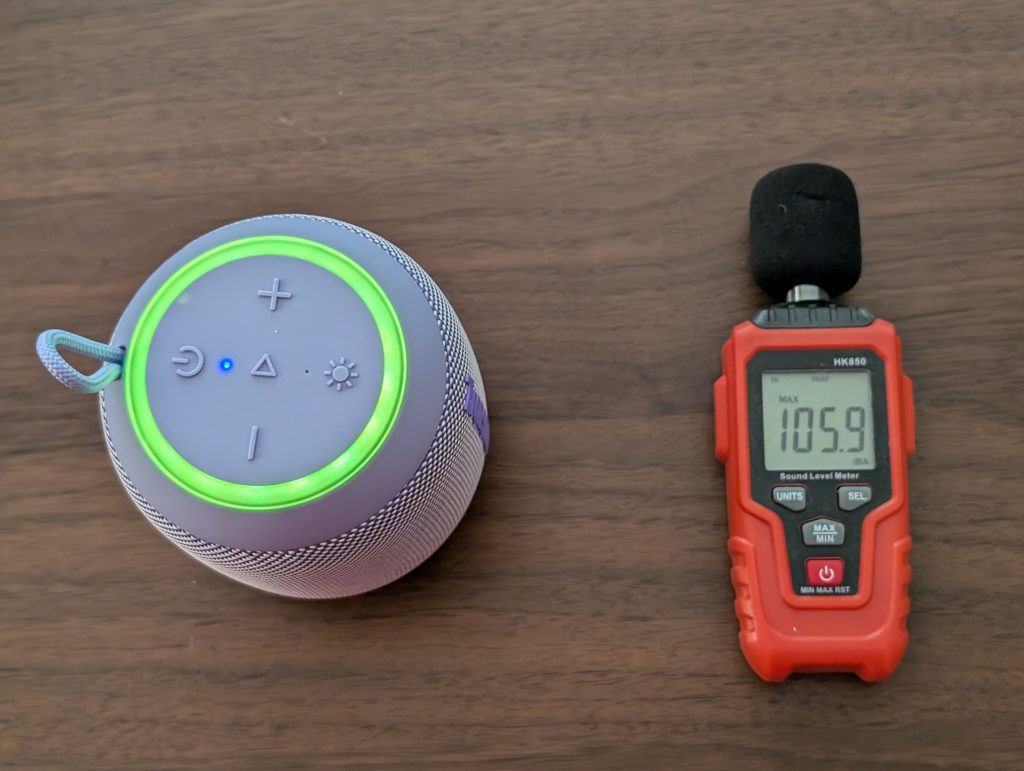 Tronsmart T7Mini Bluetooth-Lautsprecher Lautstärke