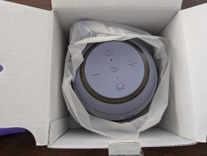 Tronsmart T7Mini Bluetooth-Lautsprecher Verpackung geöffnet