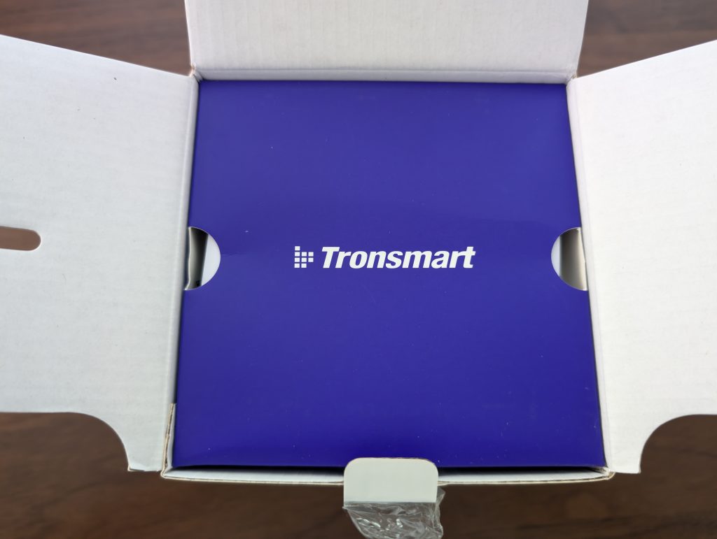 Tronsmart T7Mini Bluetooth-Lautsprecher geöffnete Verpackung