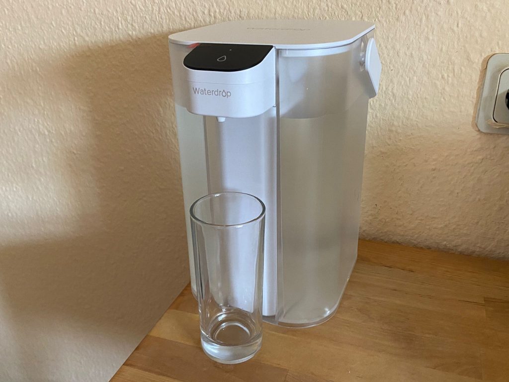 Waterdrop Instant Electric Wasserfilter mit Glas