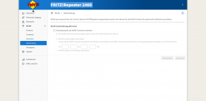 Webbrowser des AVM FRITZ! 2400 WLAN-Repeaters (3)