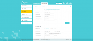 Weboberfläche des TP Link RE655 WLAN-Repeaters (3)