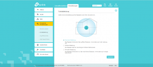 Weboberfläche des TP Link RE655 WLAN-Repeaters
