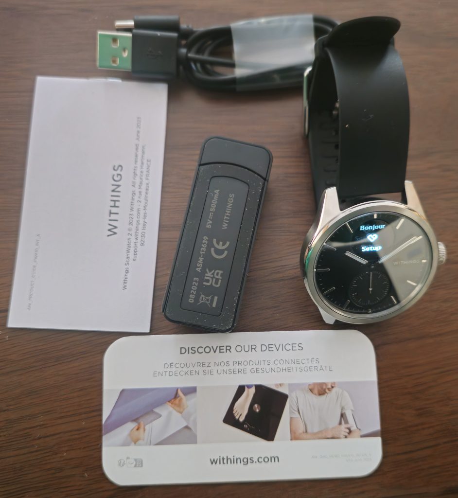 Withings ScanWatch 2 Smartwatch Lieferumfang