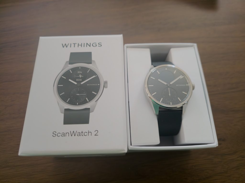 Withings ScanWatch 2 Smartwatch geöffnete Verpackung 2