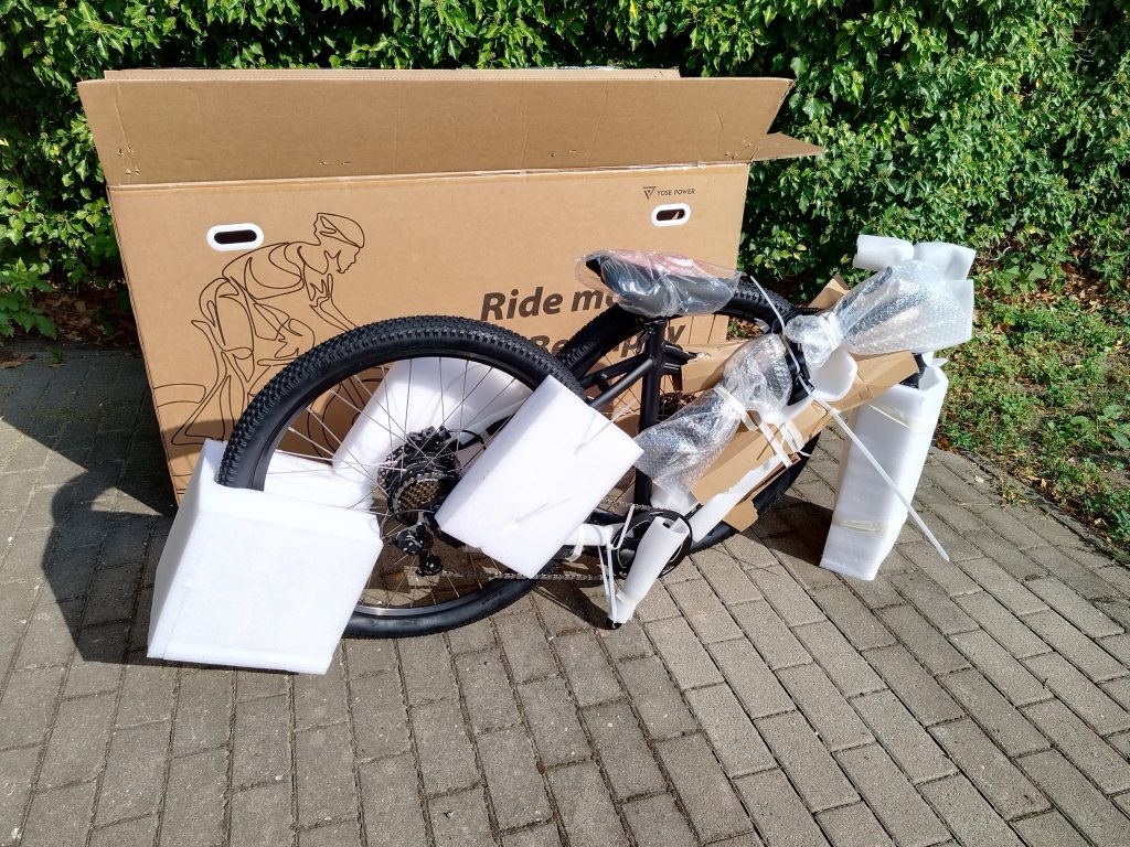 Yose-Power-B01-BLK-E-Bike-ausgepackt