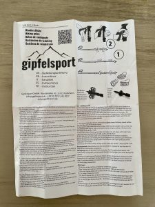 gipfelsport 20823 Wanderstöcke Bedienungsanleitung