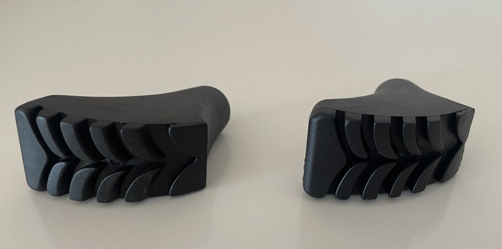gipfelsport 20823 Wanderstöcke große Asphalt-Pads von unten