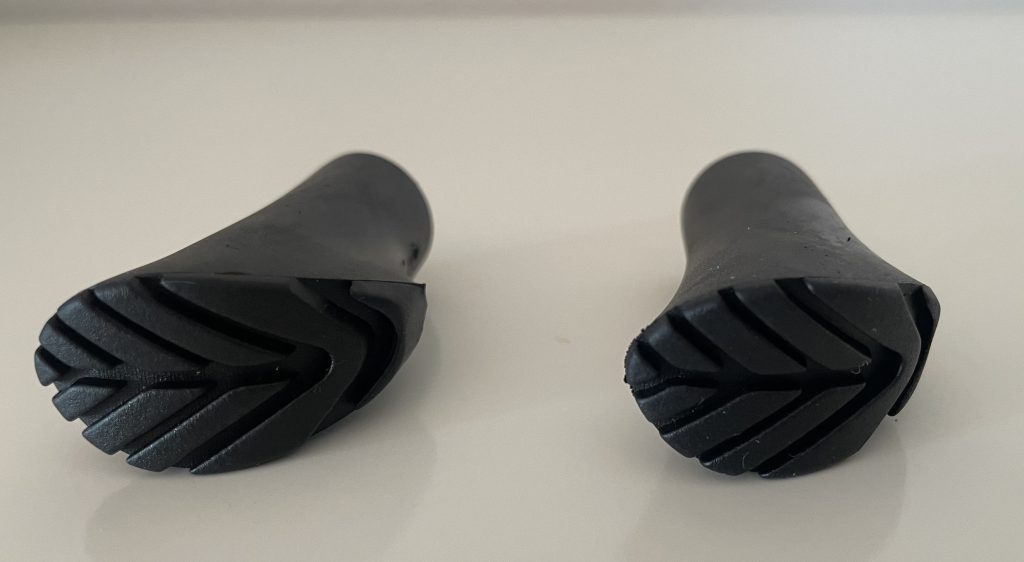 gipfelsport 20823 Wanderstöcke kleine Asphalt-Pads von unten