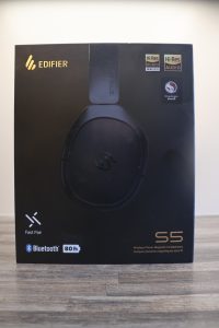 Edifier Stax Spirit S5 Bluetooth-Kopfhörer Karton vorne