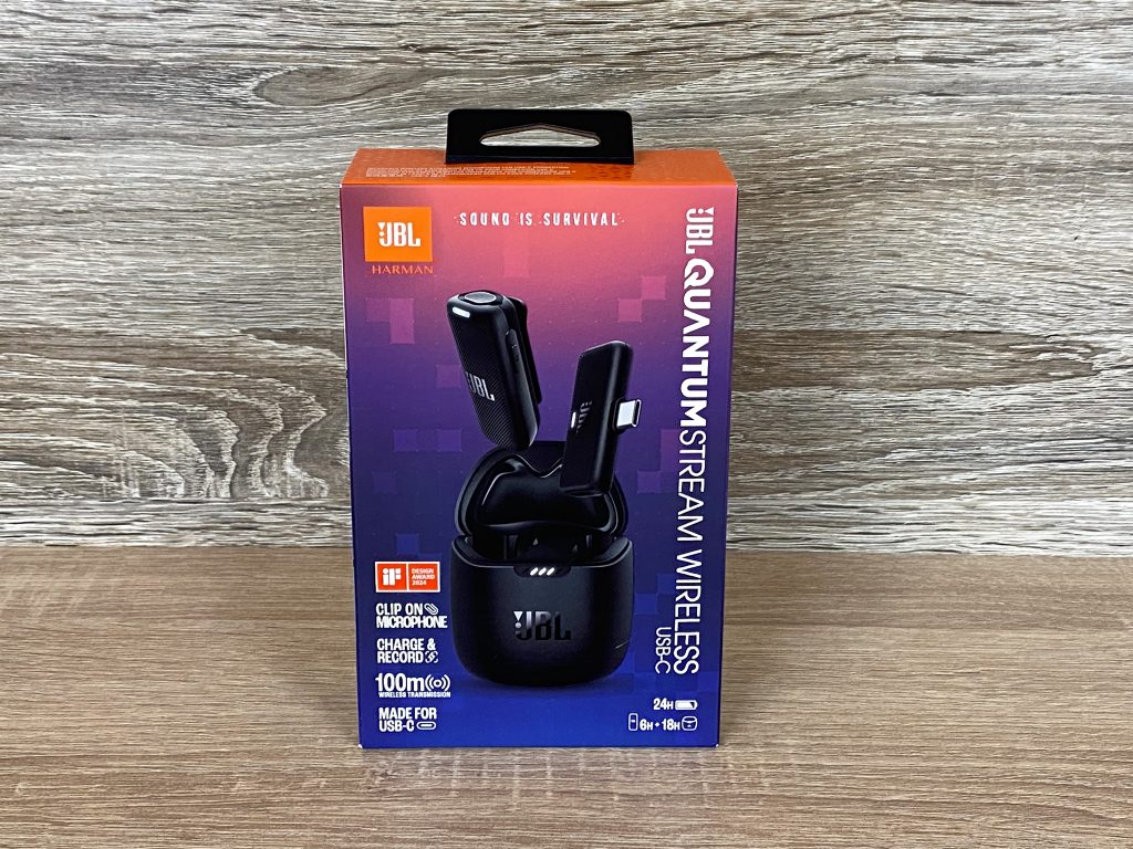 JBL Quantum Stream Wireless Mikrofon Vepackung