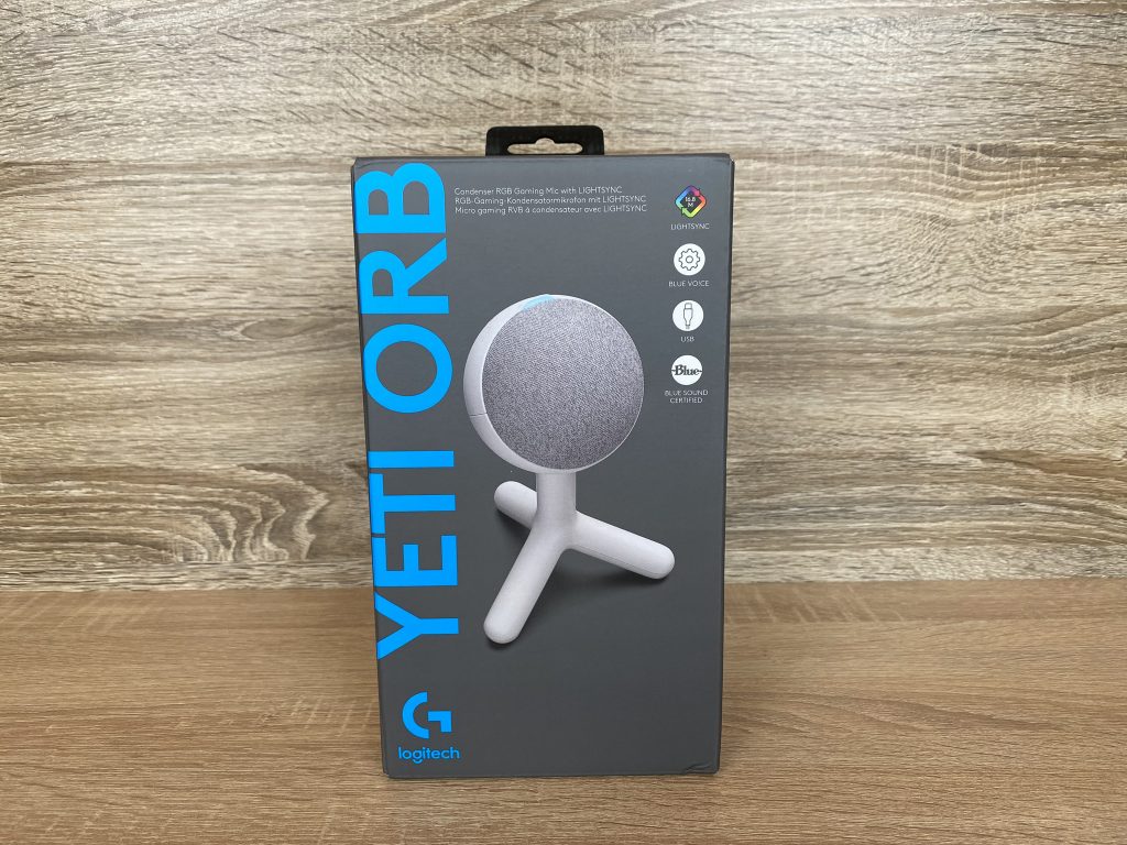 Logitech G Yeti Orb Mikrofon Verpackung