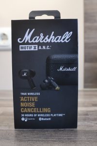 Marshall Motif II In-Ear-Kopfhörer Karton vorne
