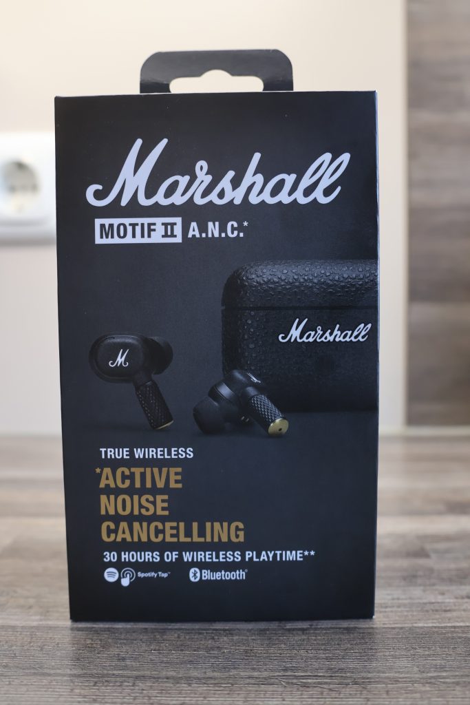 Marshall Motif II In-Ear-Kopfhörer Karton vorne