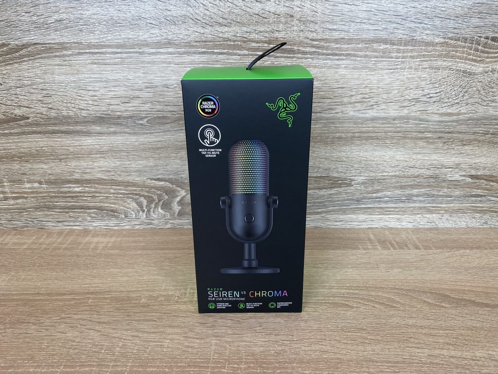 Razer Seiren V3 Chroma Mikrofon Verpackung