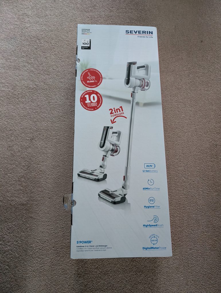 Severin HV 7166 Akku-Staubsauger Verpackung 1