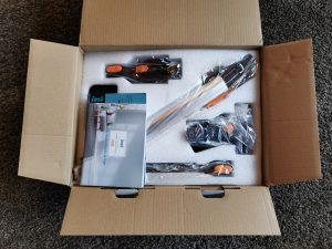 Inse S600 Akku-Staubsauger in der Verpackung 1