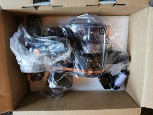 Inse S600 Akku-Staubsauger in der Verpackung 3