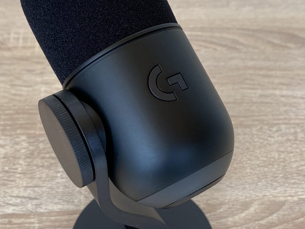 Logitech G Yeti GX Mikrofon Detail Logo