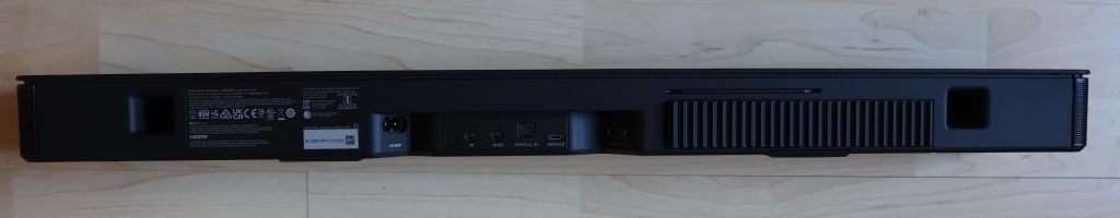 Bose Smart Soundbar Rückseite