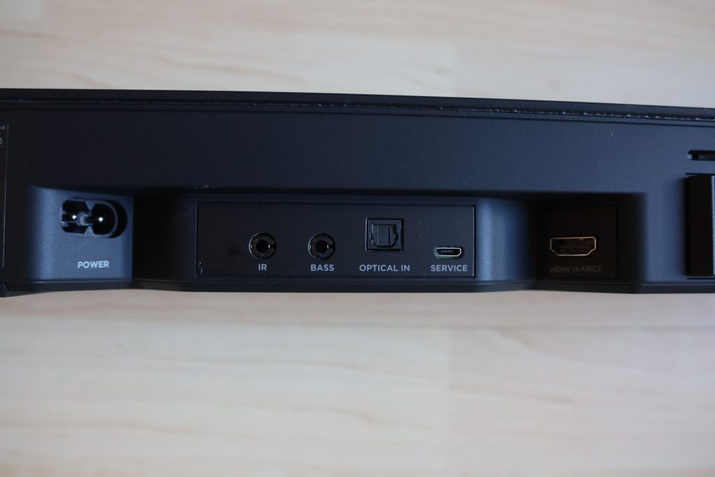 Bose Smart Soundbar Anschlüsse