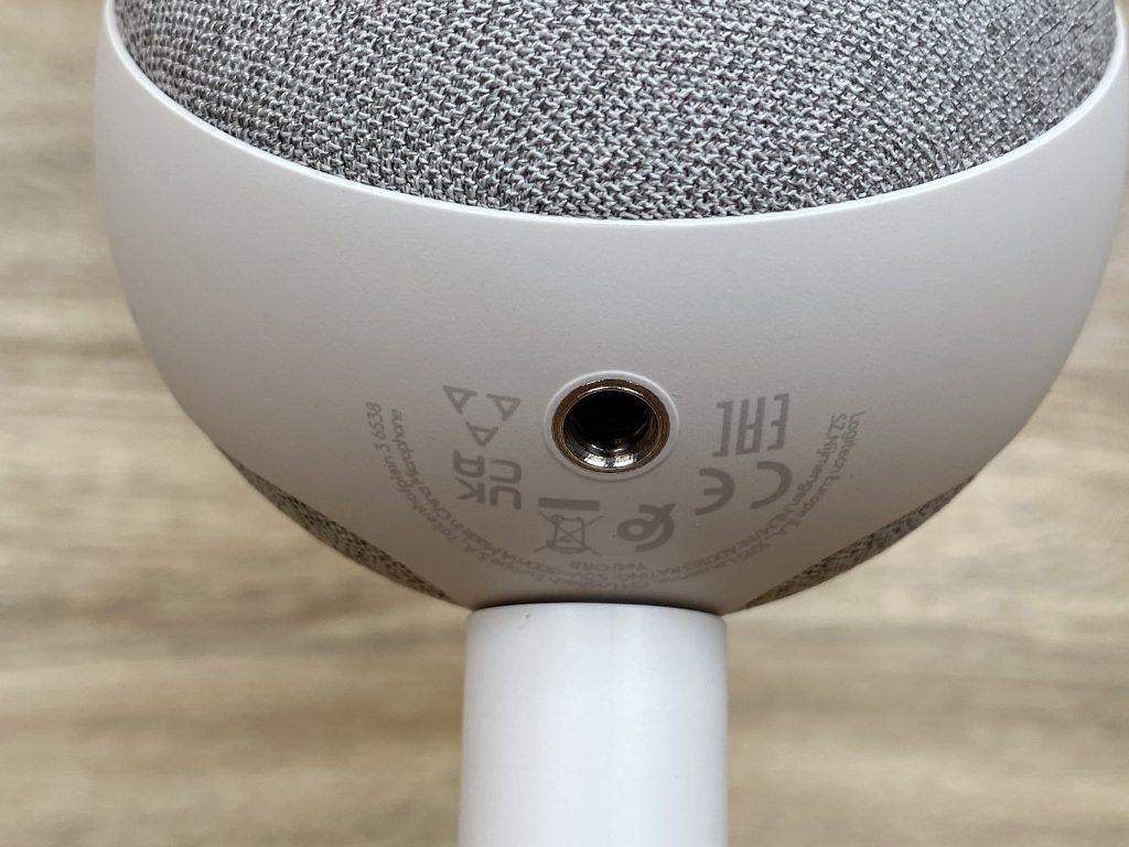 Logitech G Yeti Orb Mikrofon Detail Unterseite