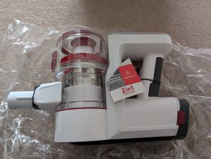 Severin HV 7166 Akku-Staubsauger Detail Grundgerät linke Seite