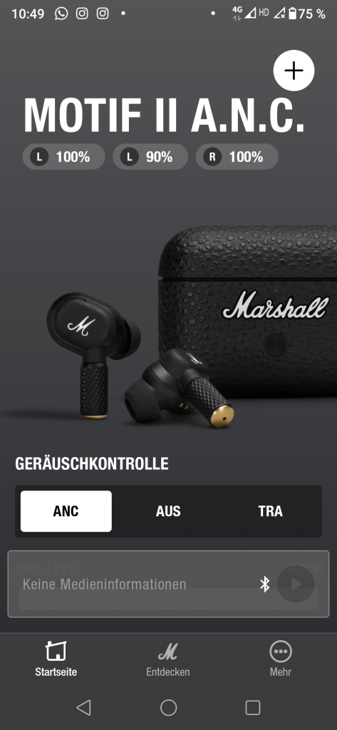 Marshall Motif II In-Ear-Kopfhörer Screenshot