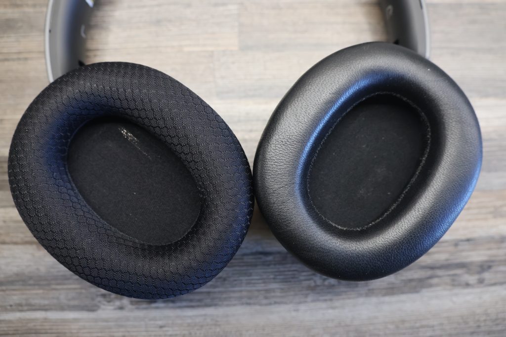 Edifier Stax Spirit S5 Bluetooth-Kopfhörer Mesh- und Lederpolster montiert