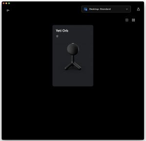 Logitech G Yeti Orb Mikrofon Logitech G-HUB-Software