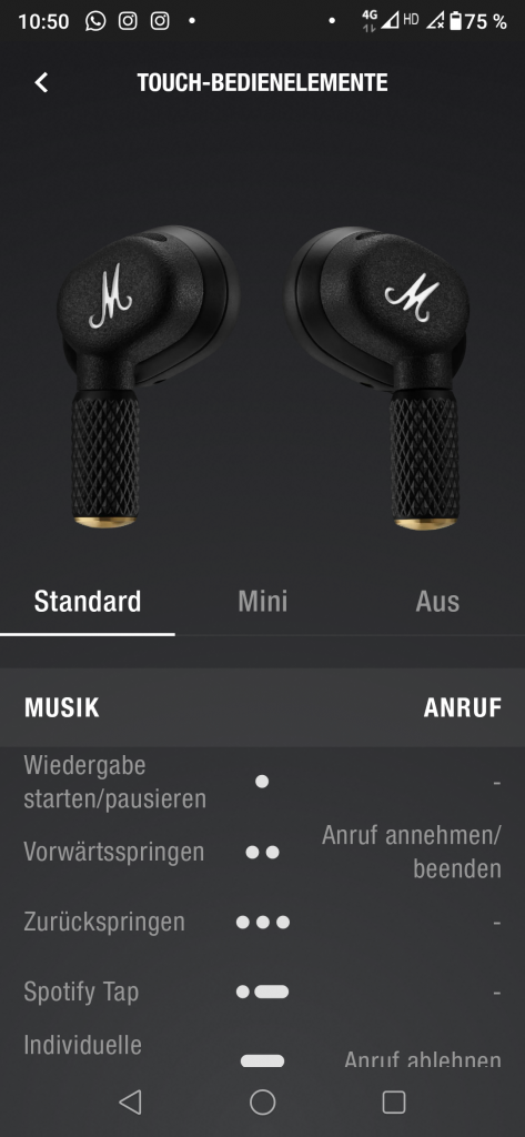 Marshall Motif II In-Ear-Kopfhörer Screenshot