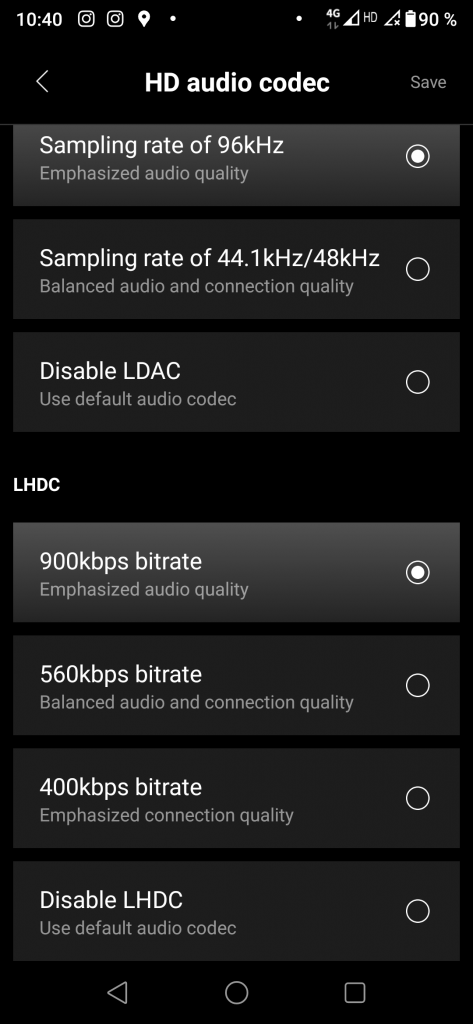 Edifier Stax Spirit S5 Bluetooth-Kopfhörer Screenshot