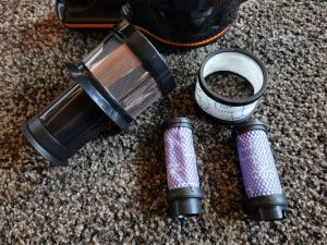 Inse S600 Akku-Staubsauger Detail Filter