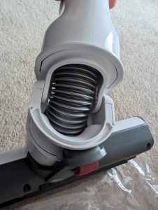 Severin HV 7166 Akku-Staubsauger Detail Gelenk Bodendüse