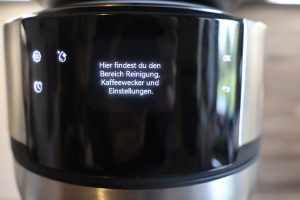Severin Filka 2.0 Kaffemaschine Diesplay Turorial 2