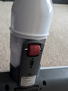 Severin HV 7166 Akku-Staubsauger Detail Rolle Bodendüse