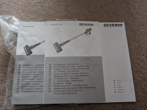 Severin HV 7166 Akku-Staubsauger Anleitungen 2