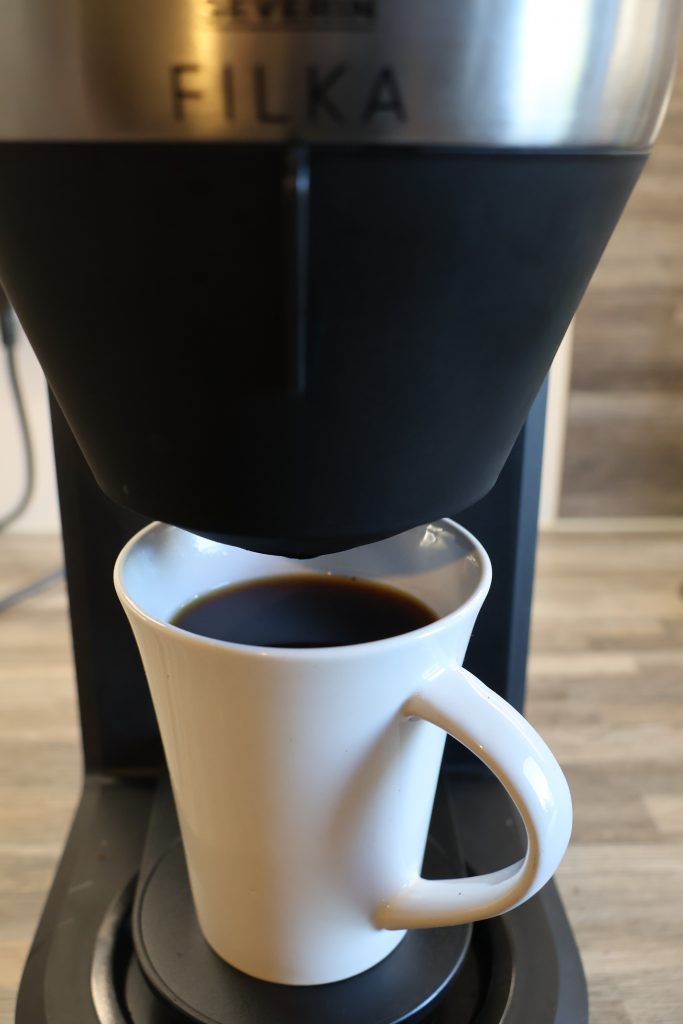 Severin Filka 2.0 Kaffemaschine Zubereitung Tasse
