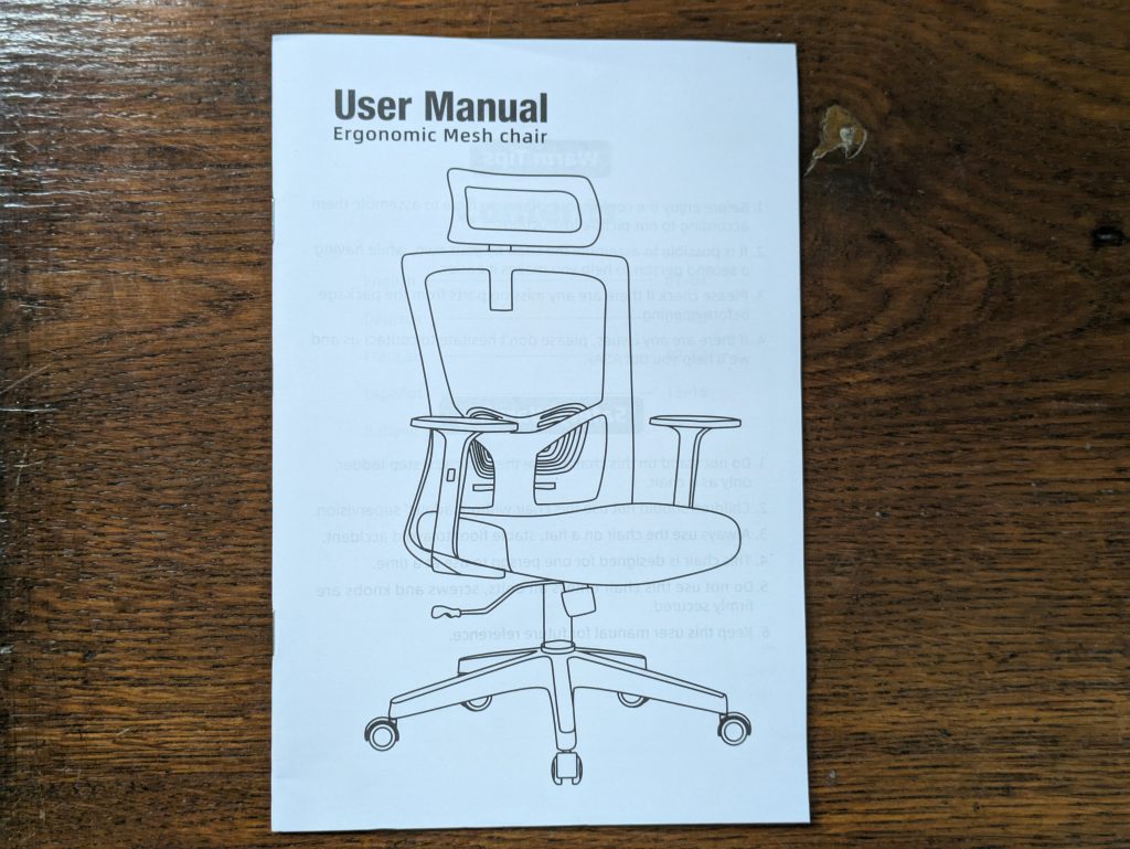 Anleitung des Daccormax DAZ ZF35 Bürostuhls