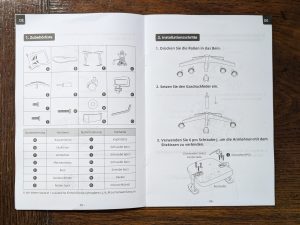 Anleitung des Daccormax DAZ ZF35 Bürostuhls (3)