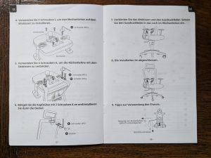 Anleitung des Daccormax DAZ ZF35 Bürostuhls (4)