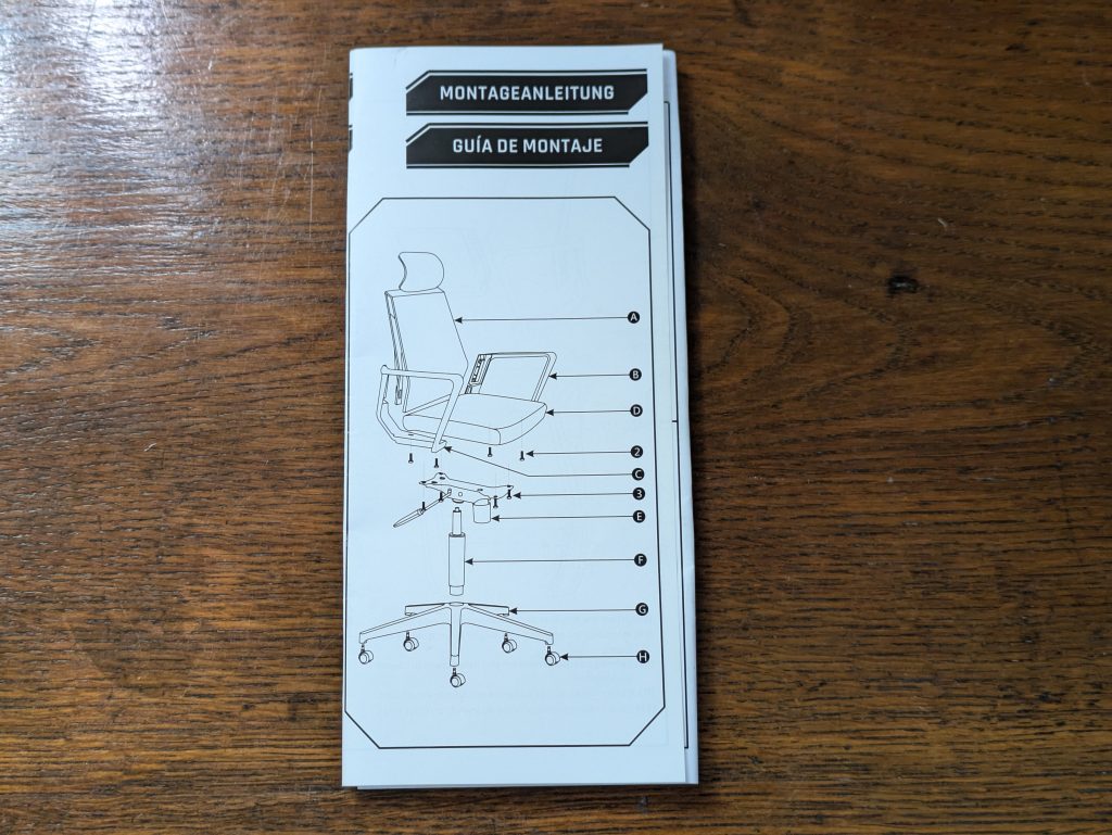 Anleitung des KLIM K300 Bürostuhls