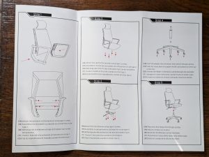 Anleitung des KLIM K300 Bürostuhls (3)