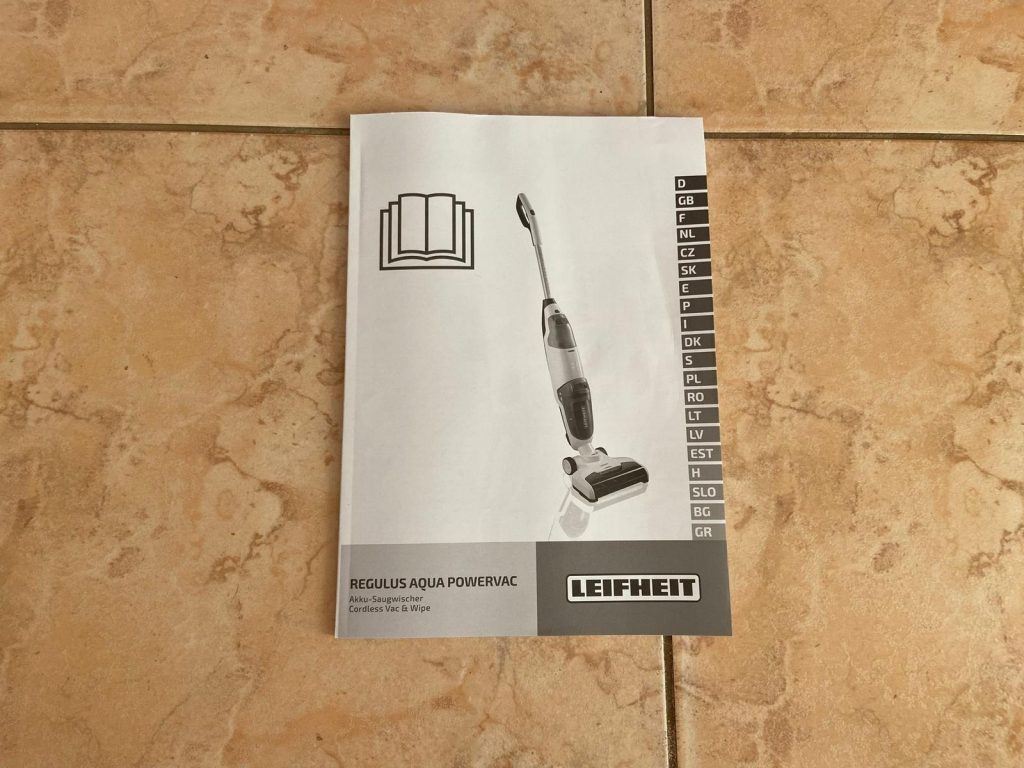 Anleitung des Leifheit Regulus Aqua PowerVac Pro 2.0 Saugwischers