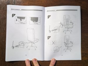 Anleitung des SONGMICS OBG71B Bürostuhls (6)