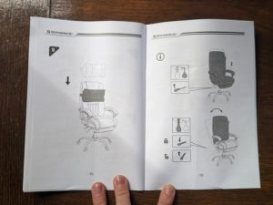Anleitung des SONGMICS OBG71B Bürostuhls (7)
