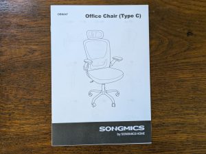 Anleitung des SONGMICS OBN047B01 Bürostuhls